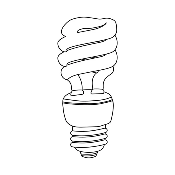 Diseño vectorial de electricidad y logotipo eléctrico. Recogida del símbolo de reserva de electricidad y energía para la web . — Vector de stock