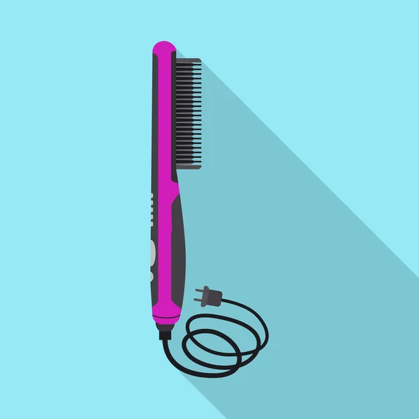 Objeto aislado de cepillo e icono de cabello. Colección de cepillo y cepillo de pelo símbolo de stock para web . — Vector de stock