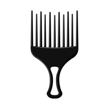 Fırça ve saç simge vektör Illustration. Web için fırça ve saç fırçası hisse senedi simgesi kümesi.