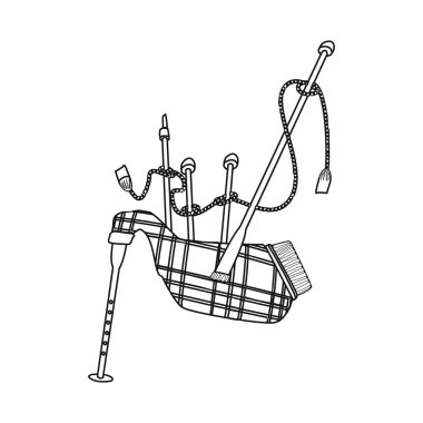 Müzik ve melodi logo vektör Illustration. Web için müzik ve aracı hisse senedi simgesi kümesi.