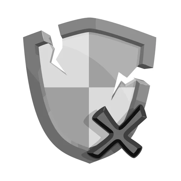 ウイルスとセキュリティで保護されたロゴのベクター デザイン。ウイルスやサイバー株式ベクトル図のセット. — ストックベクタ