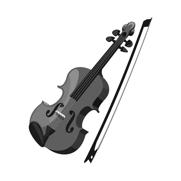 Vektor-Illustration von Musik und Melodie-Logo. Sammlung von Musik und Werkzeugbestand Symbol für das Web. — Stockvektor