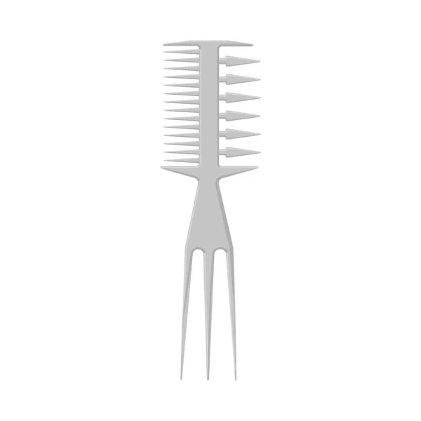 Illustrazione vettoriale di pennello e segno di capelli. Raccolta di pennello e pennello icona vettoriale per brodo . — Vettoriale Stock
