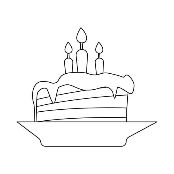 Diseño vectorial del icono de fiesta y cumpleaños. Conjunto de fiesta y celebración stock vector ilustración . — Archivo Imágenes Vectoriales