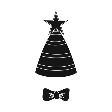 Parti ve Doğum günü logo vektör Illustration. Hisse senedi için kutlama ve parti vektör simge kümesi.