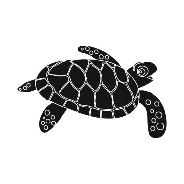 Deniz ve hayvan sembolü vektör tasarımı. Deniz ve deniz hisse senedi vektör çizim koleksiyonu.