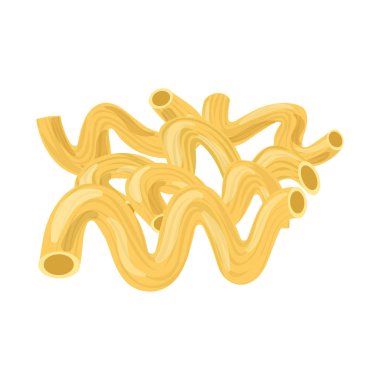 Makarna ve karbonhidrat simge vektör Illustration. Makarna ve makarna hisse senedi vektör çizim topluluğu.