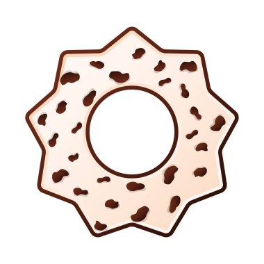 Bisküvi tasarımını vektör ve işareti fırında. Bisküvi ve çikolata hisse senedi simgesi için web topluluğu.