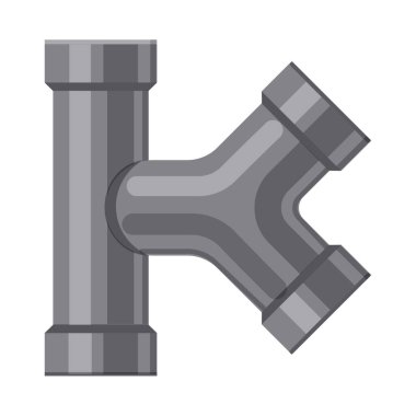 Boru ve tüp logo yalıtılmış nesne. Boru ve boru hattı vektör simgesini hissenin topluluğu.