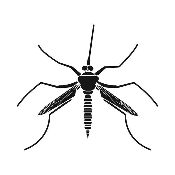 Objeto aislado de insecto y mosca símbolo. Conjunto de insecto y elemento símbolo de stock para web . — Vector de stock