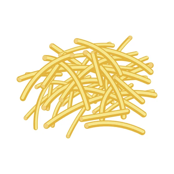 Objeto aislado de pasta y signo de carbohidratos. Set de pasta y macarrones vector icono para stock . — Archivo Imágenes Vectoriales