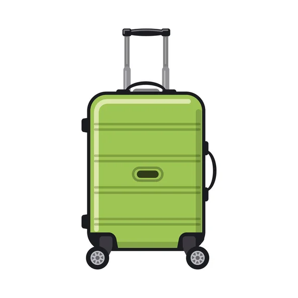 Illustration vectorielle de la valise et du logo des bagages. Collection de valise et icône vectorielle de voyage pour stock . — Image vectorielle