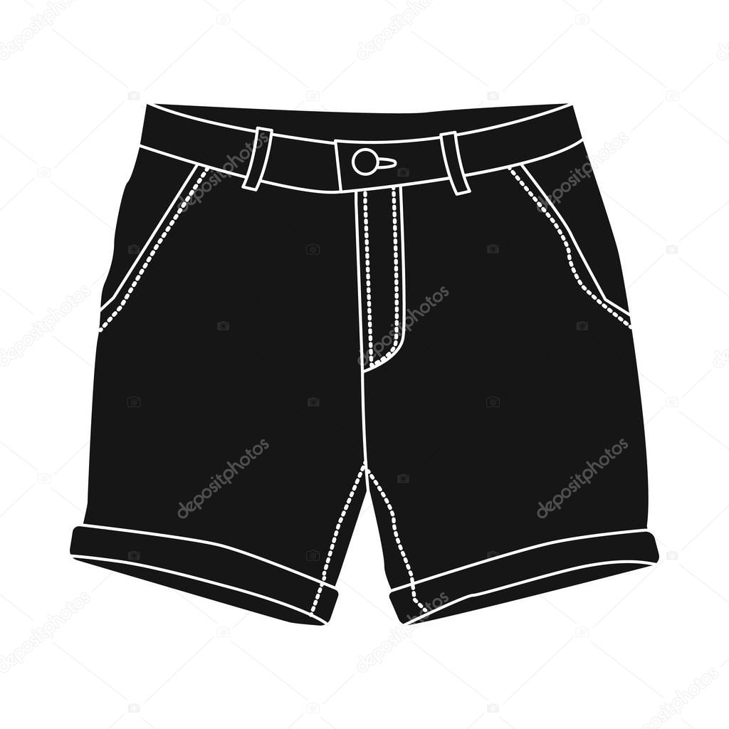 Isolated object of man and clothing symbol. Set of man and wear stock vector illustration.
