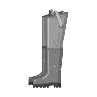 Balık ve balık tutma simge vektör tasarımı. Balık ve ekipman hisse senedi vektör çizim topluluğu.