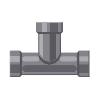 Boru ve tüp simge vektör Illustration. Boru ve boru hattı hisse senedi vektör çizim seti.