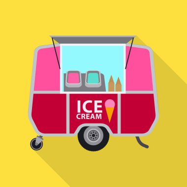 Piyasa ve dış simge vektör Illustration. Hisse senedi için Pazar ve gıda vektör simge kümesi.