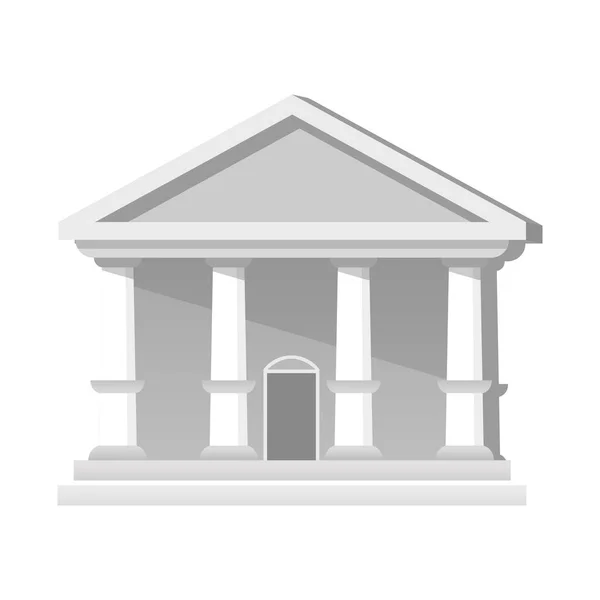 Objeto aislado de signo bancario y monetario. Recaudación de banco y factura icono de vector de acciones . — Vector de stock