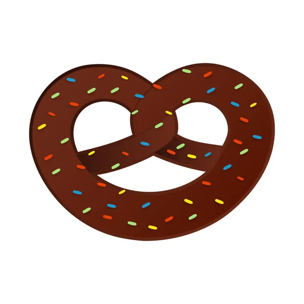 Conception vectorielle du biscuit et du symbole de cuisson. Ensemble de biscuits et icône vectorielle chocolat pour stock . — Image vectorielle