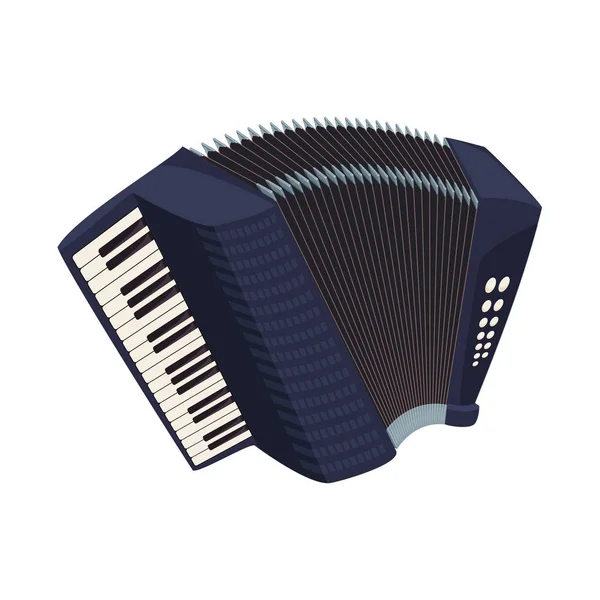 Geïsoleerde object van muziek en melodie symbool. Collectie van muziek en instrument voorraad vectorillustratie. — Stockvector