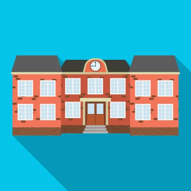 Vektör tasarım bina ve açık simgesi. Bina ve çatı hisse senedi vektör çizim koleksiyonu.