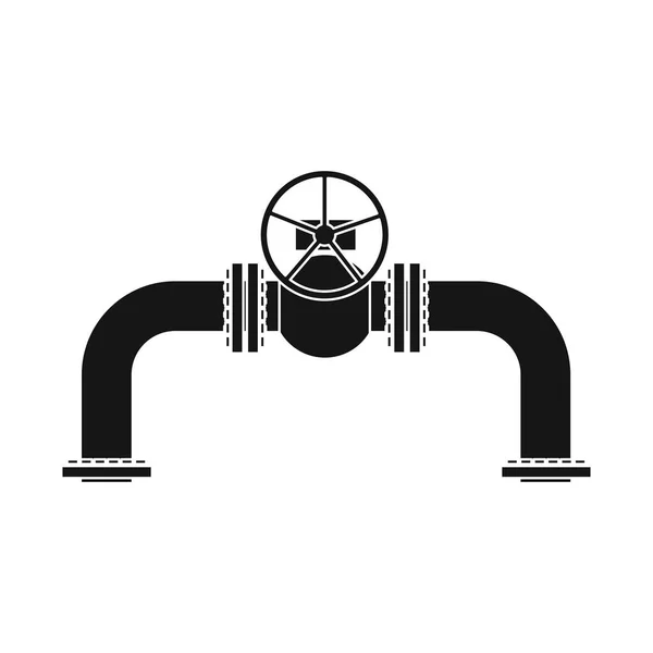 Illustration vectorielle du symbole pétrolier et gazier. Ensemble d'illustration vectorielle de stock d'huile et d'essence . — Image vectorielle