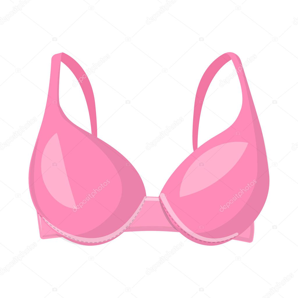 Vector design of woman and clothing symbol. Set of woman and wear vector icon for stock.