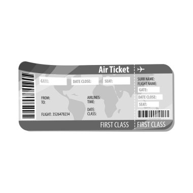 Bilet ve giriş simge vektör tasarımı. Bilet ve olay hisse senedi vektör çizim topluluğu.