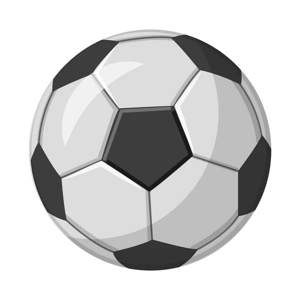 Vektor-Illustration von Fußball und Getriebe-Ikone. Sammlung von Fußball- und Turnier-Vektor-Symbolen für Aktien. — Stockvektor