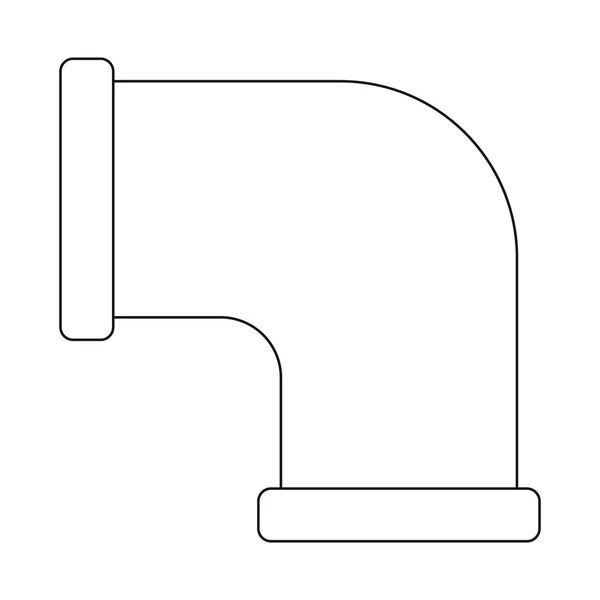 Векторний дизайн піктограми труби і трубки. Збірка символів труби і трубопроводу для Інтернету . — стоковий вектор