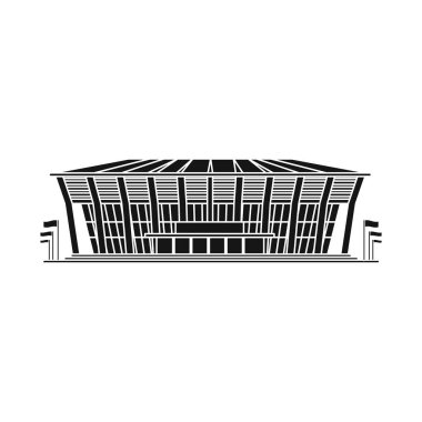 Futbol ve dişli sembolü yalıtılmış nesne. Futbol ve turnuva hisse senedi simgesi için web topluluğu.