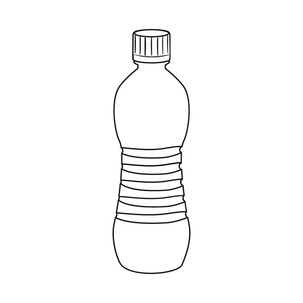 Design vettoriale del logo della bevanda e del bar. Raccolta di bevande e party stock symbol per il web . — Vettoriale Stock