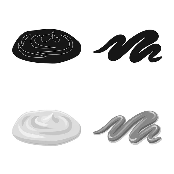 Ilustración vectorial del logotipo de hamburguesa y sándwich. Conjunto de hamburguesa y rebanada vector de ilustración . — Vector de stock