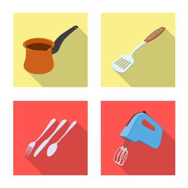 Mutfak ve yemek simge vektör tasarımı. Mutfak ve cihaz hisse senedi simgesi için web topluluğu.