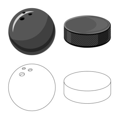 Spor ve topu simge vektör tasarımı. Spor ve spor stok vektör çizim.