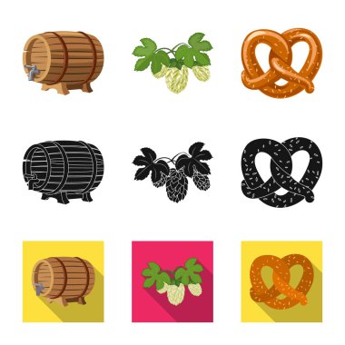 Vektör illüstrasyon işareti bar ve pub. Pub ve iç hisse senedi vektör çizim koleksiyonu.