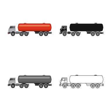 Petrol ve gaz simge vektör Illustration. Web için petrol ve benzin hisse senedi simgesi kümesi.