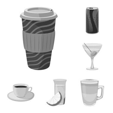 Vektör illüstrasyon işareti bar ve içki. İçki ve parti hisse senedi simgesi için web topluluğu.