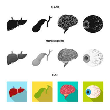 Vücut ve insan işareti vektör çizimi. Vücut ve web için tıbbi hisse senedi simgesi.