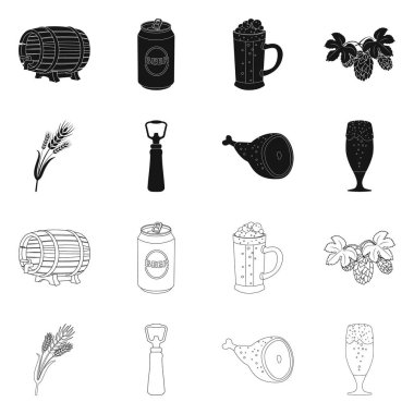 Yalıtılmış nesne üye bar ve pub. Pub ve iç hisse senedi vektör çizim koleksiyonu.