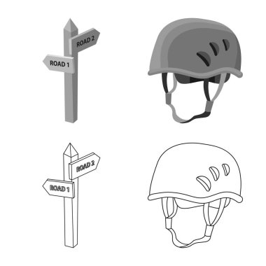 Dağcılık ve tepe simge vektör tasarımı. Kamp ve dağcılık Topluluğu web için hisse senedi simgesi.