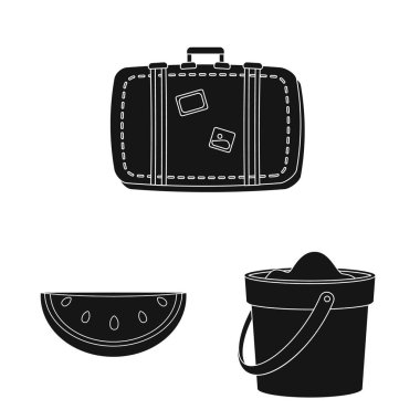 Ekipman ve yüzme işareti illüstrasyon vektör. Ekipman ve etkinlik hisse senedi simgesi için web topluluğu.