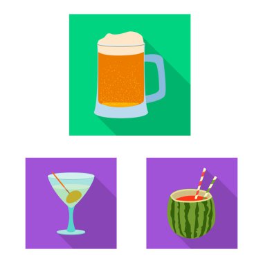İçki ve bar simge vektör tasarımı. İçki ve parti hisse senedi simgesi için web topluluğu.