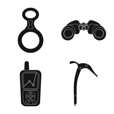 Dağcılık ve tepe logo vektör tasarımı. Kamp ve dağcılık topluluğu hisse senedi için vektör simgesi.