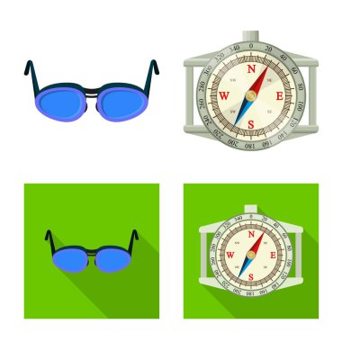 Dağcılık ve en yüksek işareti tasarımı vektör. Dağcılık ve kamp stok vektör çizim.