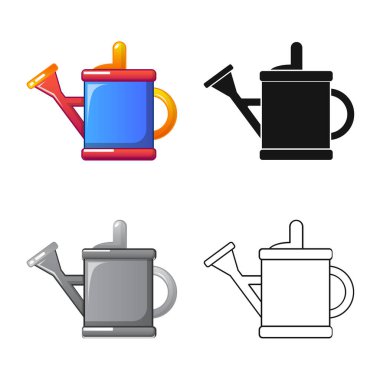 Çiftlik ve tarım logo vektör Illustration. Çiftlik ve bitki hisse senedi vektör çizim seti.