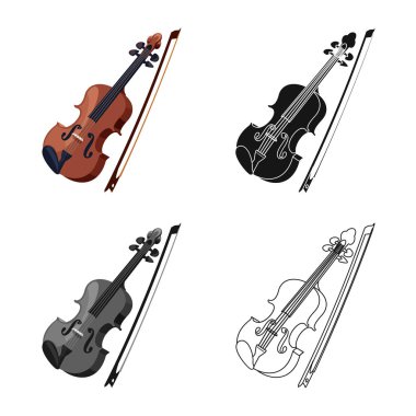 Müzik ve ayar işareti yalıtılmış nesne. Hisse senedi için müzik ve araç vektör simge kümesi.