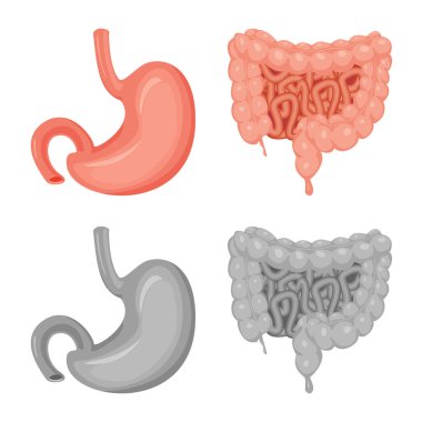 Vücut ve insan logo vektör çizimi. Vücut ve tıbbi hisse senedi vektör çizim koleksiyonu.