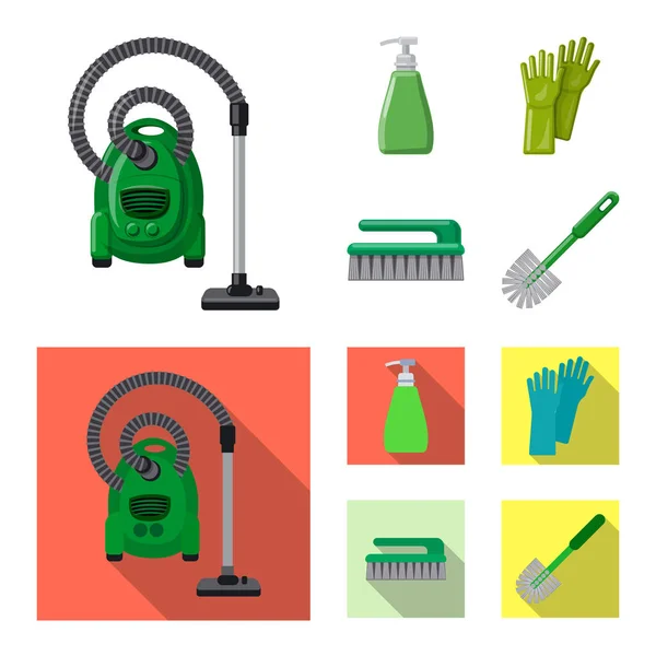 Διάνυσμα σχεδιασμός καθαρισμού και εξυπηρέτησης σημάδι. Συλλογή από εικονογράφηση διάνυσμα απόθεμα καθαρισμού και οικιακής χρήσης. — Διανυσματικό Αρχείο