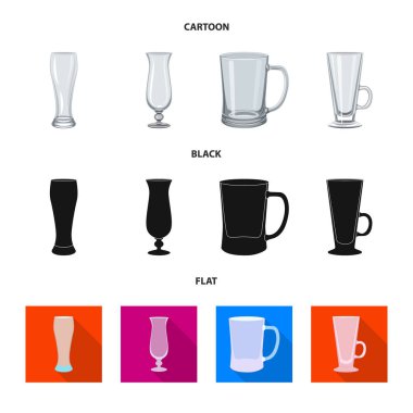 Form ve kutlama logosu yalıtılmış nesne. Form ve birim hisse senedi vektör çizim seti.