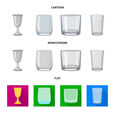 Form ve kutlama logo vektör Illustration. Hisse senedi için form ve birim vektör simge kümesi.